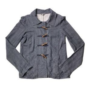 Rubbish denim looking cotton blazer jacket